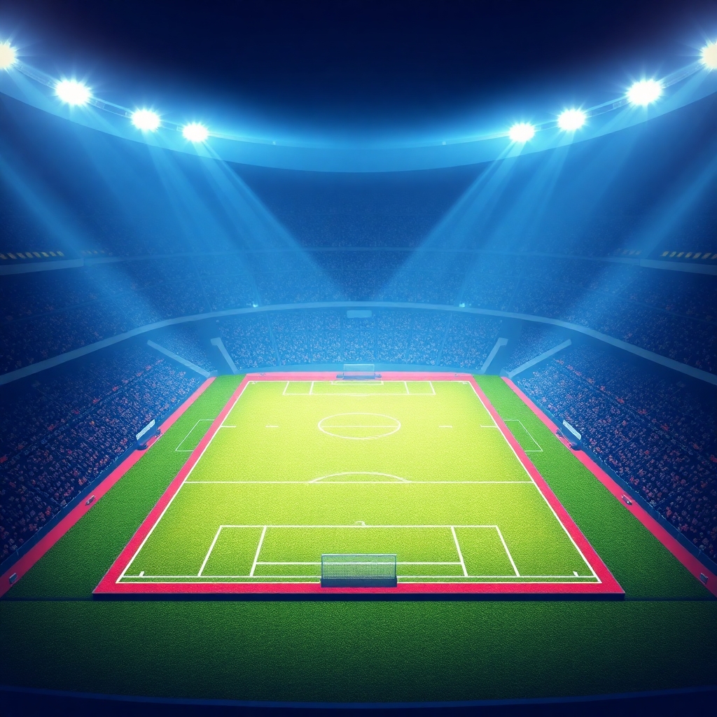 generate image of a football ground